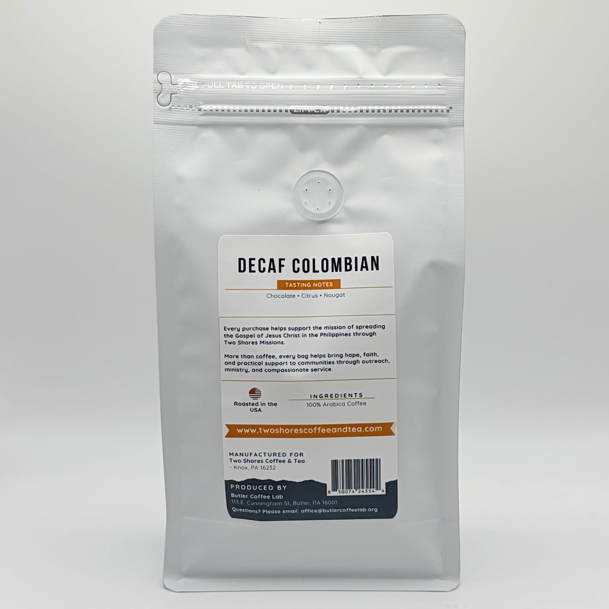 Decaf Colombian - 1lb | Two Shores