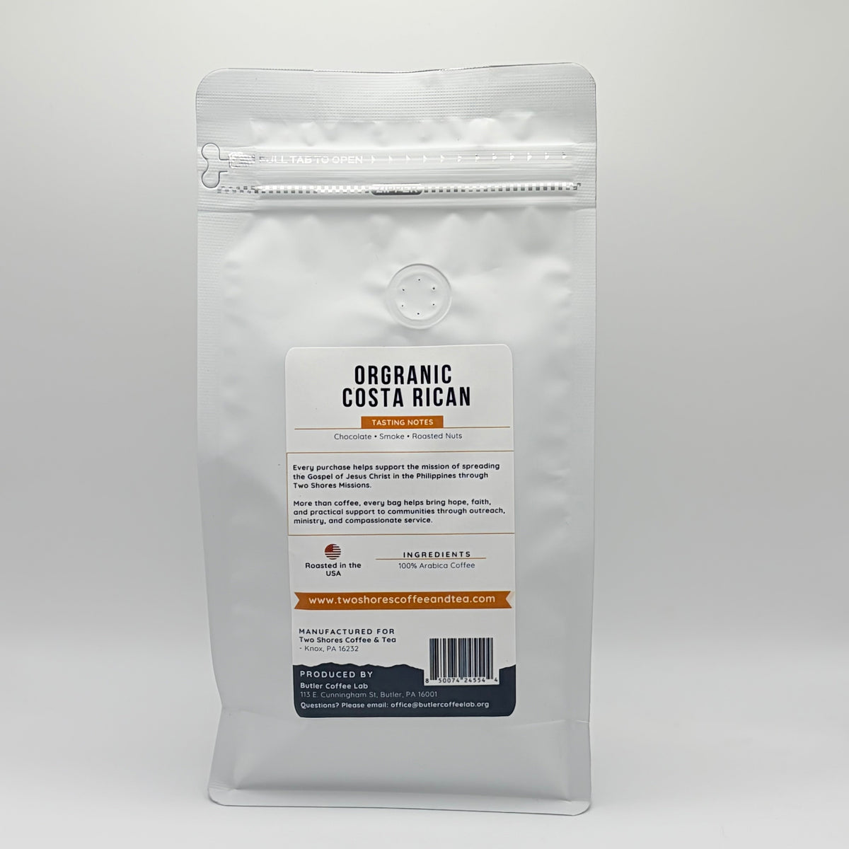 Organic Costa Rican - 1 lb | Two Shores