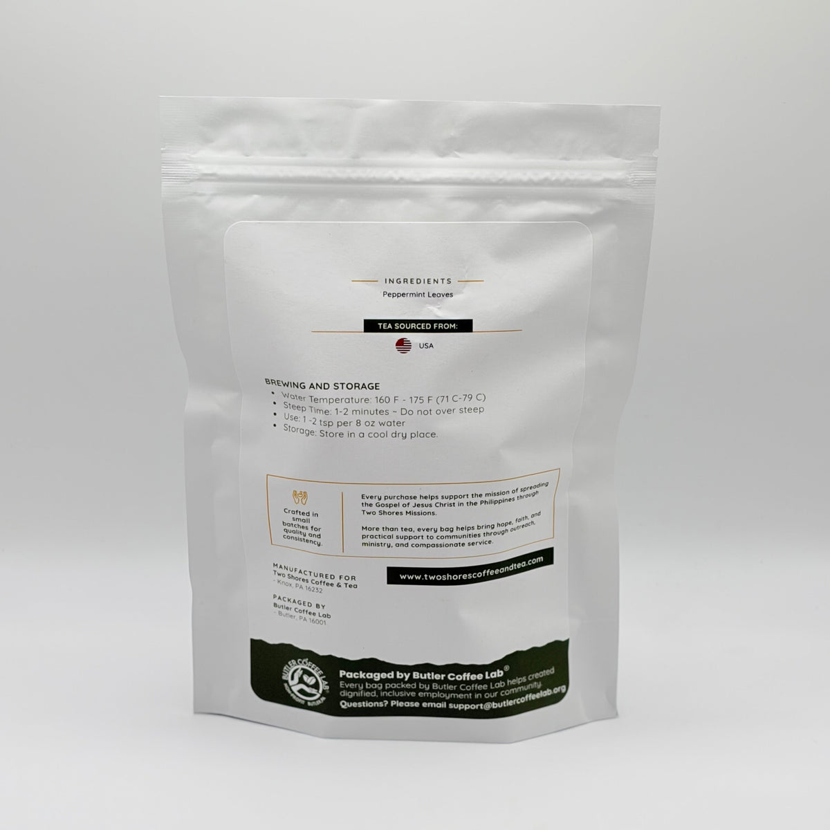 Northwind Peppermint 20 ct. Tea Bags - Two Shores