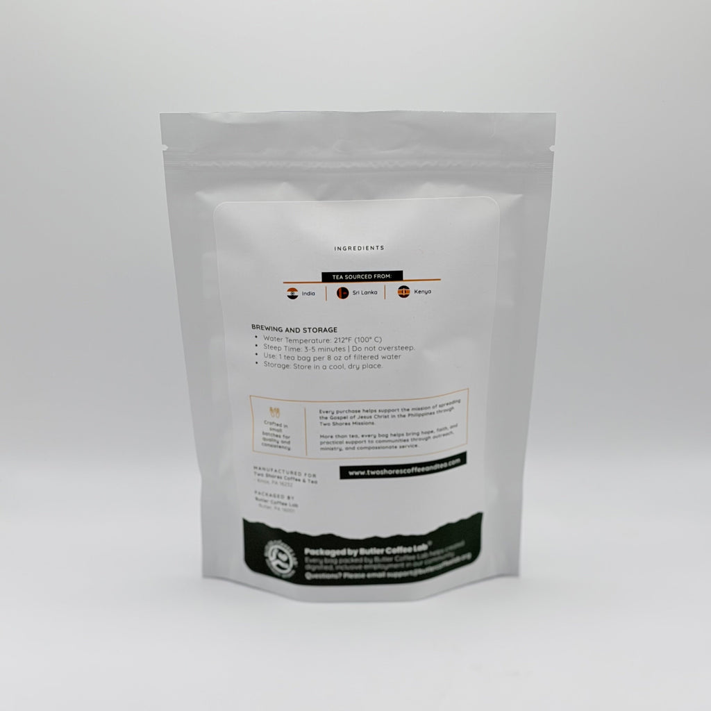 Classic English Breakfast 20 ct. Tea Bags - Two Shores