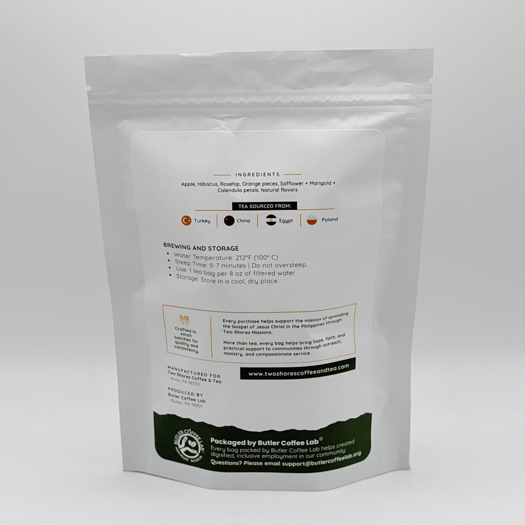 Golden Citrus Vanilla 20 ct. Tea Bags - Two Shores