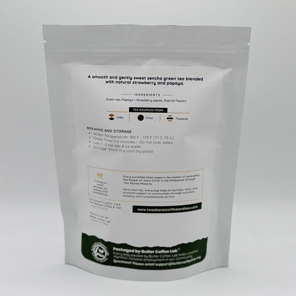 Strawberry Meadow Sencha Loose Leaf - Two Shores