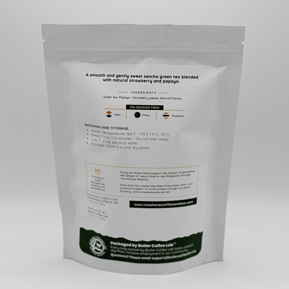 Strawberry Meadow Sencha Loose Leaf - Two Shores