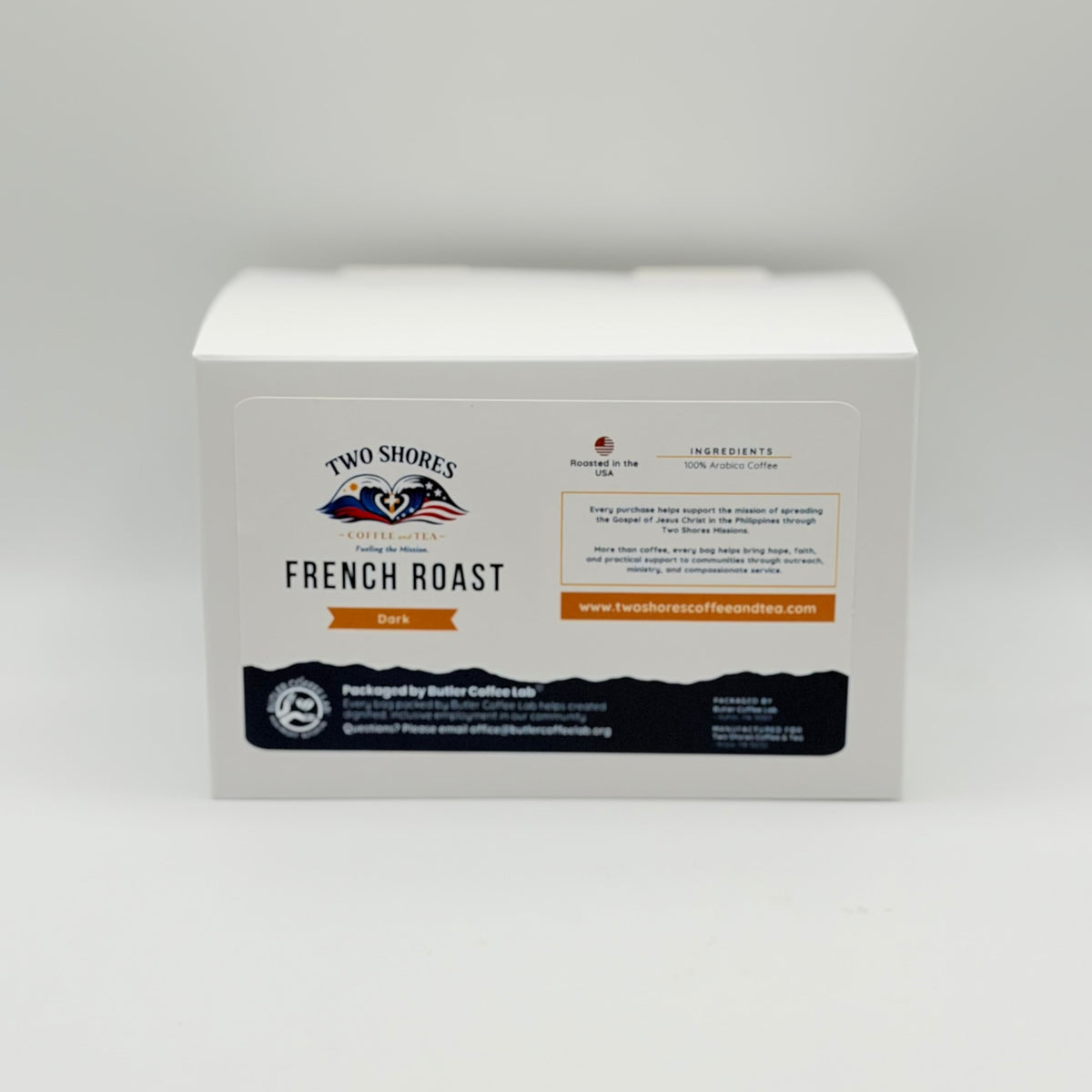 French Roast 12 ct. Pods- Two Shores